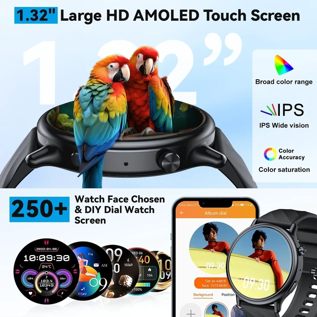 Alt view image 6 of 7 - Smart Watch for Men Fitness Tracker: Waterproof Digital Womens Watches Make Answer Call Smartwatch for Android Phone iPhone Samsung Compatible Sleep SpO2 Heart Rate Monitor Running Step Pedometer