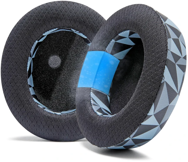 Main image of Freeze Stealth Pro - Cooling Gel Earpads for Turtle Beach Stealth Pro 1 Made by Wicked Cushions Boost Comfort, Durability, Thickness & Sound Isolation Geo Grey