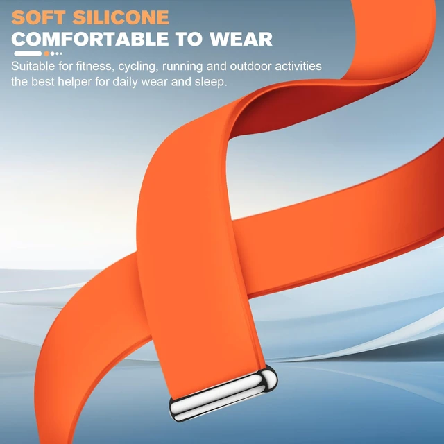 Alt view image 4 of 7 - Silicone Bands Compatible with Google Fitbit Air Breathable Adjustable,Fitness Tracker Replacement Strap,for strength training, leisure and sports Men Women