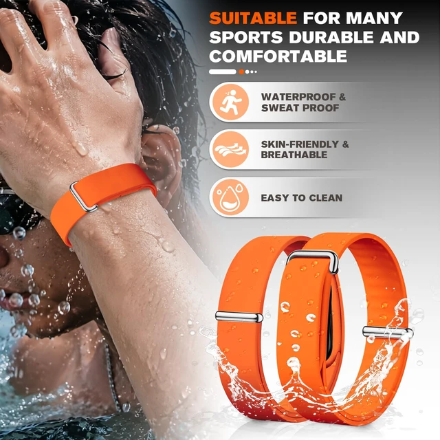 Alt view image 2 of 7 - Silicone Bands Compatible with Google Fitbit Air Breathable Adjustable,Fitness Tracker Replacement Strap,for strength training, leisure and sports Men Women