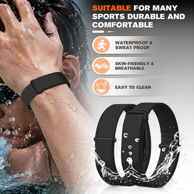 Alt view image 2 of 7 - Silicone Bands Compatible with Google Fitbit Air Breathable Adjustable,Fitness Tracker Replacement Strap,for strength training, leisure and sports Men Women