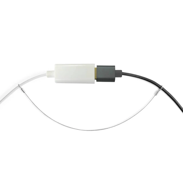 Alt view image 7 of 7 - 15 Pack Adjustable Cable Tether Universal Computer Adapter Lock Kit DIY Kit Stainless Steel with Nylon Coat Tether Computers/Dongles/HDMI/VGA/DP Adapter