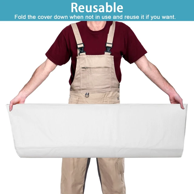 Alt view image 4 of 7 - 4 Pack Foam Flat Screen TV Cover for Moving, Fits Up to 36" H x 65" W TVs, TV Protective Cover Display Protector for Protection During Move, Packing, Storage, Home Renovation