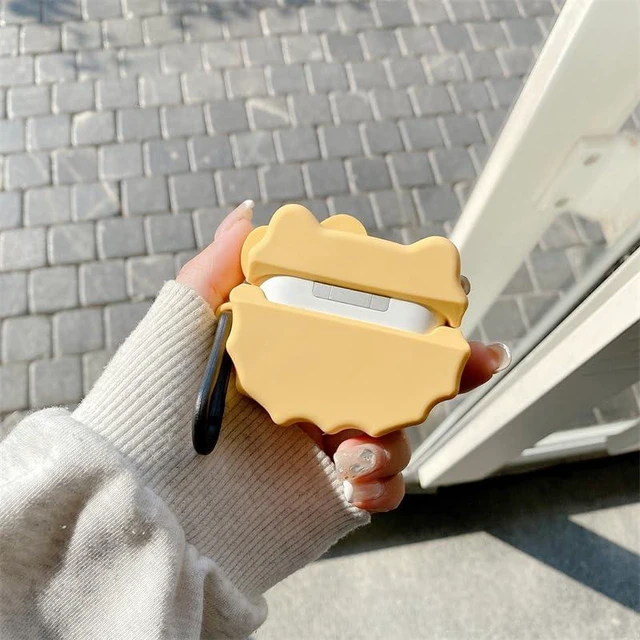 Alt view image 6 of 7 - for Samsung Galaxy Bud 3 Pro Case/Buds3/Buds 3 FE, Creative Cartoon Anime Red Bowknot Cat Waffle Cookie Silicone Shockproof Protective Cover Headphone Earphone EarPods Case Accessories -Kitty Waffle