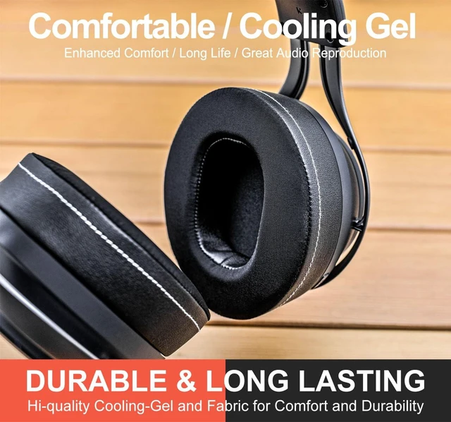 Alt view image 6 of 7 - Replacement Ear Pads Compatible with LS35X LS50X LS31 LS41 Headset by I Improved Durability & Sound (Hybrid Cooling Gel Fabric)