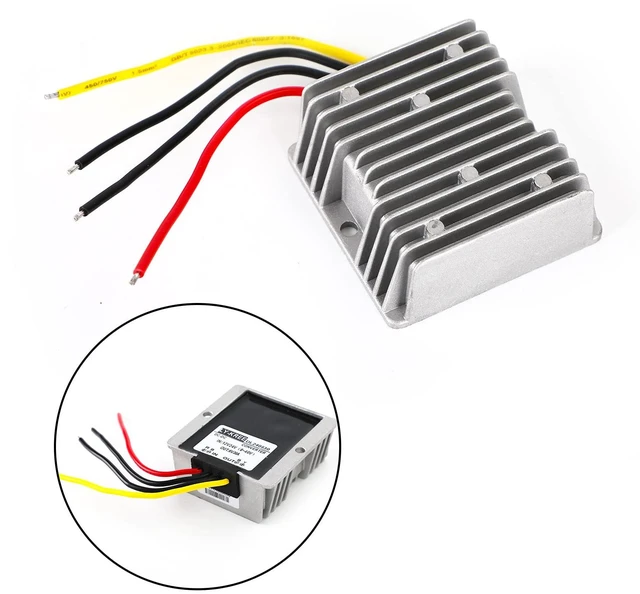 Alt view image 2 of 7 - Waterproof 12V/24V to 6V 30A 180W Step Down DC/DC Power Converter Regulator