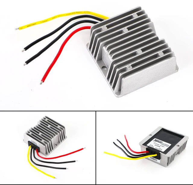 Alt view image 3 of 7 - Waterproof 12V/24V to 6V 30A 180W Step Down DC/DC Power Converter Regulator