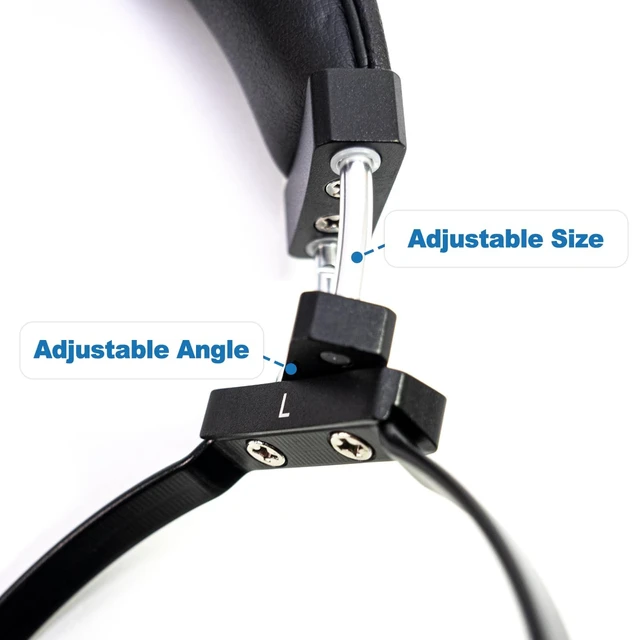 Alt view image 4 of 7 - Genuine Leather Full Metal Headband Compatible with Sennheiser HD650,HD660 S,HD600,HD6XX,HD58X,HD580,HD565,HD545,HD535 Headphone Replacement Head Beam Band Headset