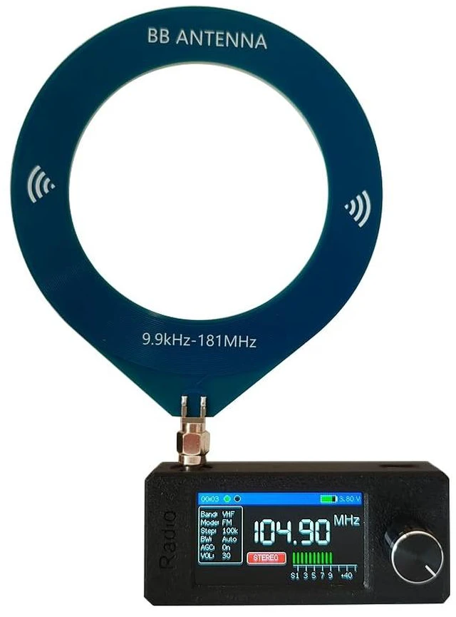 Main image of Upgraded Portable SI4732 Mini Radio with 1.9 Inch IPS Color Screen and Long Battery Life,Portable AM FM LSB USB Transistor Radios, AM/FM Pocket Radios Receiver,Headphones with Headphone Amplifier