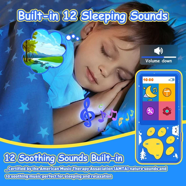 Alt view image 5 of 6 - 32GB Kids MP3 Player with Bluetooth,Speaker and 2.4" Color Screen MP3 Player for Kids, Portable Music Player,MP3 Player with Speaker,Gift for Boys&Girls,Audiobook Player,Built-in Games
