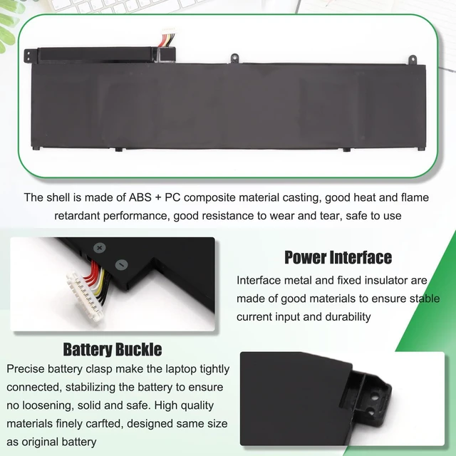 Alt view image 6 of 7 - C32N2002 Battery Replacement for Asus ZenBook Pro 15 UX535 UX535L For UX535LI UX535LI-XH77T UX564 UX564EH UX564PH UX564EI UX564EI-H2038T UX564PH-EZ007R 71A15CB1 Series Notebook, 11.55V 96Wh