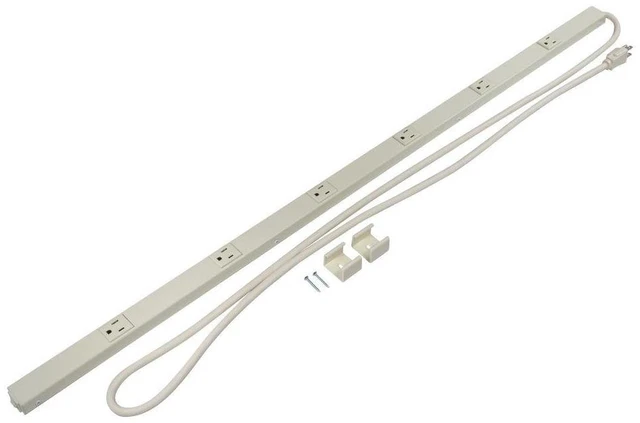 Main image of Legrand - Wall Mount, Ivory Under Counter, 6 Foot Kitchen, 6 Outlet Power Strip to Use as Cable Management, PM36C