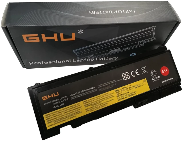 Main image of 81+ Battery 0A36309 with Premium Polymer Cell Compatible with Lenovo ThinkPad T420s T430s 0A36287 45N1036 45N1037 45N1038 45N1039 45N1064 45N1065 45N1143-11.1V 44W 6-Cell