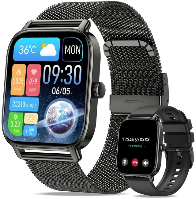 Main image of Smart Watch for Men Women Fitness Tracker: Make Answer Call Smart Watches for Men Digital Watches Waterproof Running Smartwatch for Android Phone iPhone Samsung Compatible Sleep Heart Rate Monitor