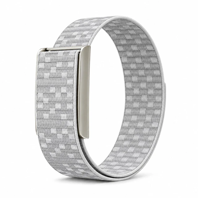 Main image of Nylon Band Compatible with Amazfit Helio Strap and Helio Strap Pro Soft Breathable Sport Nylon, Adjustable Loop Fit, Metal Bumper Case, Overlay Covered Design