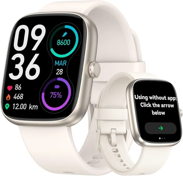 Main image of No APP No Phone Required Pedometer Watch, Senior Friendly, Step Counter