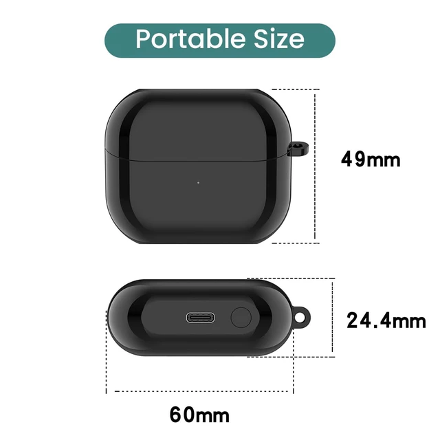 Alt view image 7 of 7 - Charging Case for Samsung Galaxy Buds 3 Pro (SM-R630), Replacement Charger Case Dock Station with USB C Cable for Galaxy Buds 3 Pro Earbuds (not for Buds 3 SM-R530)