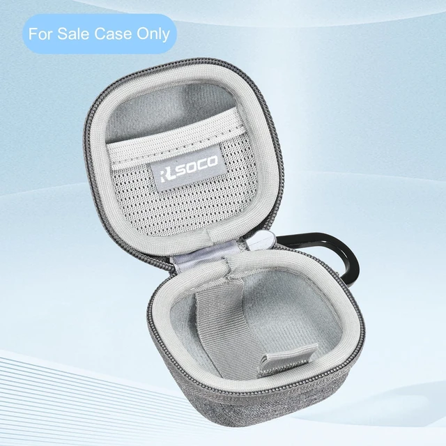 Alt view image 2 of 7 - Case for Samsung Galaxy Buds 4 Pro/Buds 4 (2026) AI Earbuds - Grey Protective Case Cover with Metal Carabiner for Galaxy Buds 4 Pro AI True Wireless Bluetooth Earbuds & USB Cable (Case Only)
