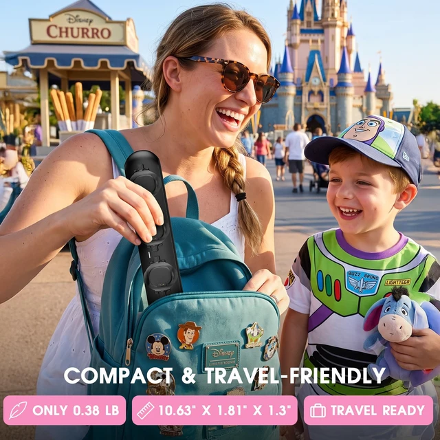 Alt view image 5 of 7 - 4-in-1 Charging Station Compatible with Disney MagicBand+ (Magic Band Plus), Charge 4 Devices Simultaneously, Portable Fast-Charging Dock for Disney World & Disneyland Family Travel