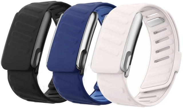 Main image of 3 Pack SportFlex Silicone Bands Compatible with WHOOP 5.0/MG Flexible Sport Wrist Straps, Adjustable Water-Resistant Sweat-Resistant Bands for Active and Daily Wear, Not for Gen 4