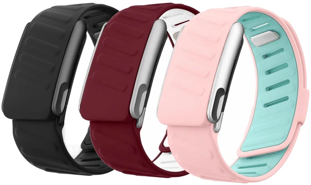 Main image of 3 Pack SportFlex Silicone Bands Compatible with WHOOP 5.0/MG Flexible Sport Wrist Straps, Adjustable Water-Resistant Sweat-Resistant Bands for Active and Daily Wear, Not for Gen 4