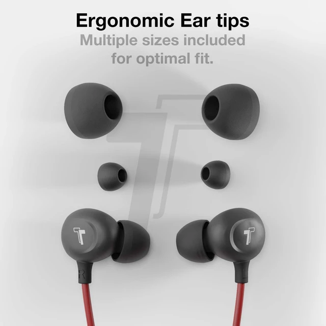 Alt view image 4 of 7 - iPhone 13/14 Earphones (V60) Wired in Ear Lightning Earbuds (Apple MFi Certified) Headphones with Microphone/Remote for iPhone 12/11/Pro Max/Xr/Xs Max/X/8/7 - Red