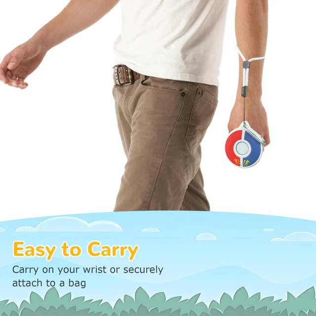 Alt view image 3 of 5 - Silicone Protective Case for Poke GO Plus + (2023) with Keychain & Wrist Strap, Soft Skin Cover Shell - White