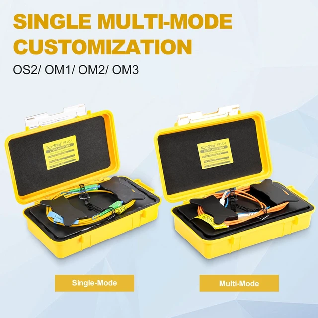 Alt view image 6 of 7 - 1310nm 1550nm SC-UPC/SC-UPC SingleMode G652D Fiber Optic Patch Jump Cable Box OTDR Launch Cable Box 500 Meters