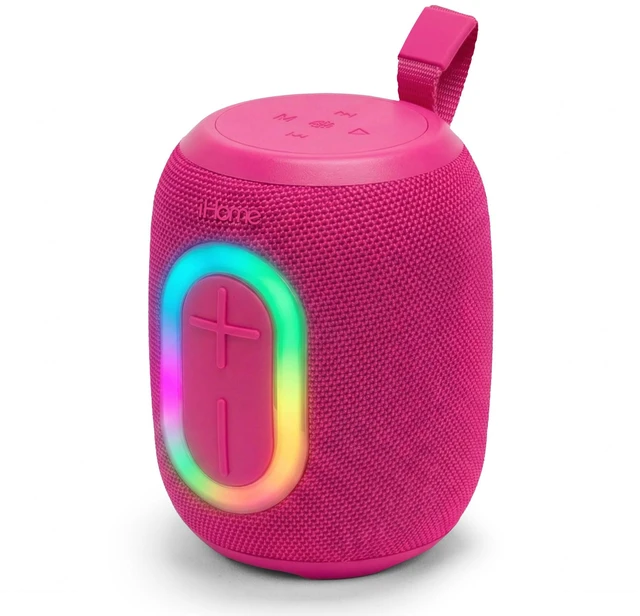 Main image of Quest Wireless Portable Bluetooth Speaker with RGB Light Water-Resistant, Built-In Carry Strap, TWS Pairing, Rechargeable Battery, USB-C Cable Included, True Stereo, Bluetooth 5.3