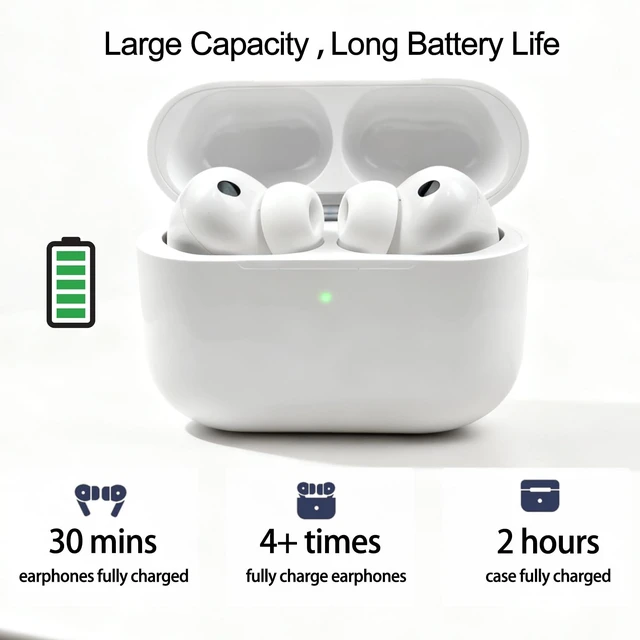Alt view image 6 of 7 - Wireless Charging Case Compatible with AirPods Pro 3(2025) USB-C Port, Charger Case Replacement for AirPods Pro 3 New Released, with Bluetooth Pairing Sync Button
