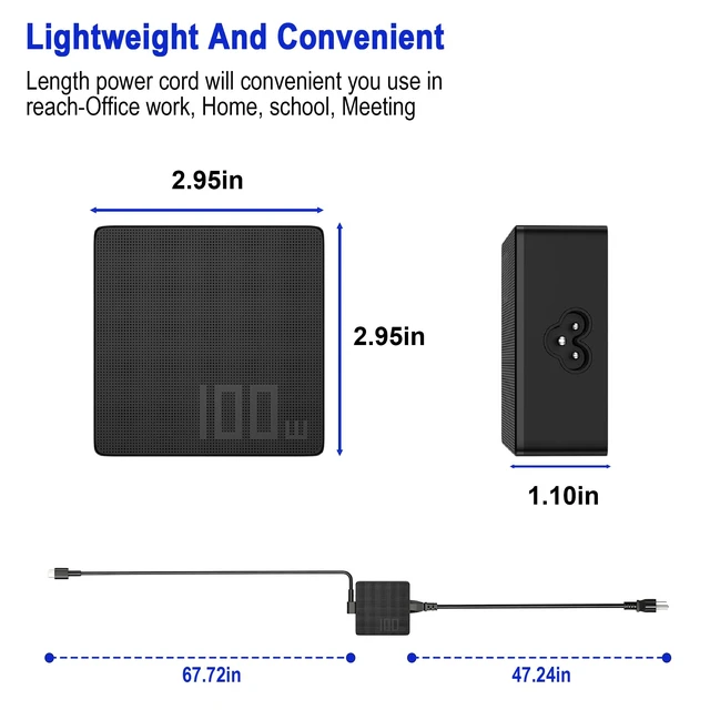 Alt view image 6 of 7 - 100W 65W USB C Laptop Charger Compatible with ASUS ROG Ally Ally X ROG Flow X13 Z13 GV301 GV302 ZenBook Duo Zephyrus G14 G15 G16 G18 M16 GU605 GA403 Vivobook s Gaming Laptop Type C Computer AC Adapte