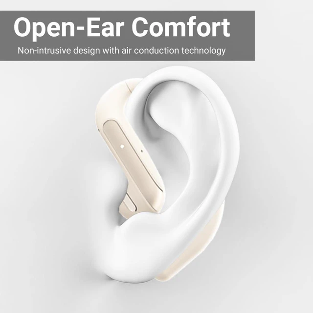 Alt view image 7 of 7 - Earbuds Wireless Bluetooth Ear Buds in Ear Headphones with Ear Hooks Stereo Deep Bass, Lightweight inear Earphones with Mic for iPhone Android Phone, IPX5 Waterproof Headsets for Workouts