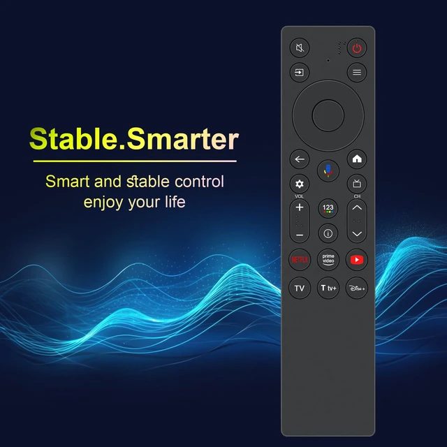 Alt view image 7 of 7 - RC923A Replacement Voice Remote Control Compatible with TCL Google Smart TV UHD QD-Mini LED 4K 55QM7L 65QM7L 75QM7L 85QM7L 98QM7L 98QM6K 55QM7K 50QM6K 65QM7K 75QM7K 85QM7K 98QM7K 55QM6K 65QM6K