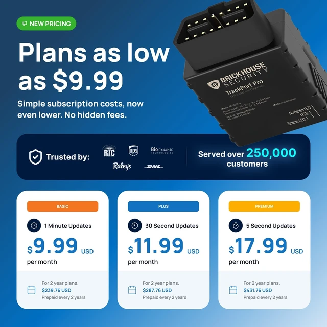 Alt view image 2 of 7 - TrackPort Pro OBD GPS Tracker for Vehicles, Plug-in Subscription Required, GPS Tracker, OBD Plug & Play, Vehicle Diagnostics, Car Tracker, Geofencing, Speed Alerts, 8ft Accuracy