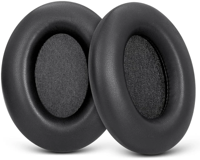 Main image of Ear Pads for Sony WH1000XM3 Headphones, WH-1000 XM3 Replacement Ear Cushion Durable Protein Leather High Density Memory Foam, Added Thickness for Noise Cancelling - Black