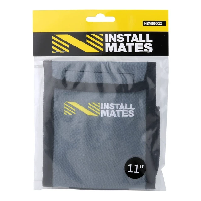 Alt view image 5 of 5 - Installmates Cable Tie Pouch, Holds 11" Cable Ties (Grey)