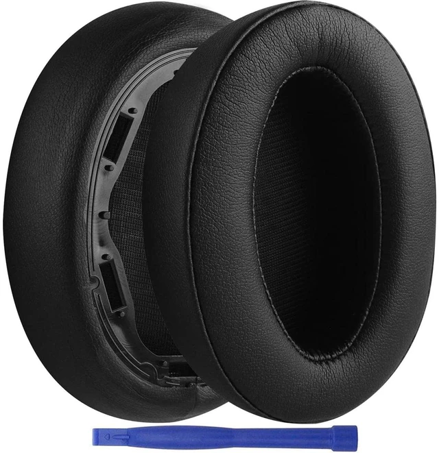 Main image of Replacement Ear Pads Cushion for Sony WH-H910N WH H910N Headphones, Black 1 pair Earpads with Protein Leather, Memory Foam, Installation tools