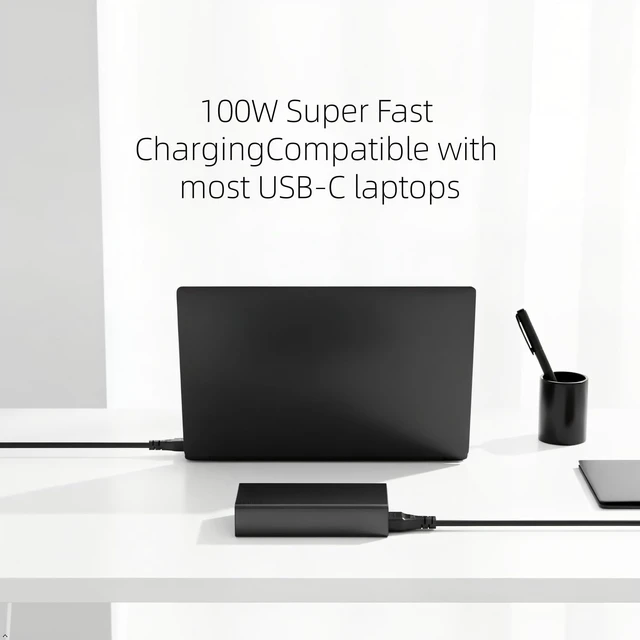 Alt view image 4 of 5 - 100W USB C Laptop Charger Compatible with ThinkBook ThinkPad Yoga IdeaPad Series Type-C AC Adapter Compatible with ADL100YLC3A GX21J75543 SA10M13945 ADLX65YLC3A Models