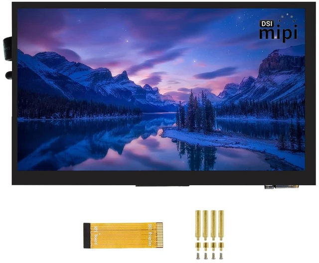 Main image of 5 Inch Touch Screen for Raspberry Pi DSI LCD Screen Monitor 800×480 Display for Raspberry Pi 4B 3B+ 3A+ 3B 2B B+ A+ CM3/3+ Compatible with Raspbian Ubuntu Kali WIN10 IoT RetroPie