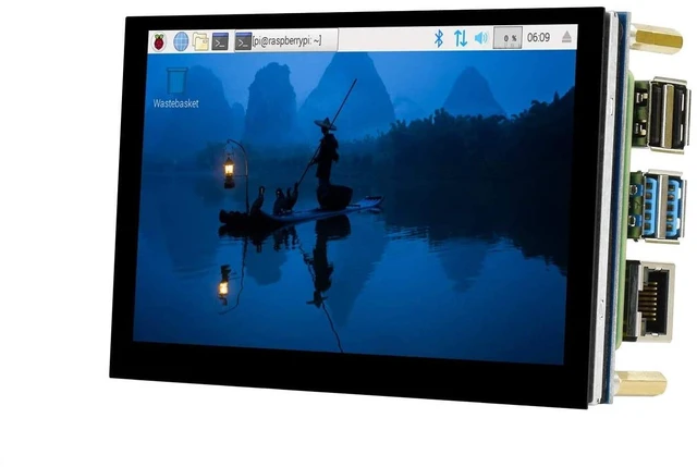 Alt view image 6 of 7 - 5 Inch Touch Screen for Raspberry Pi DSI LCD Screen Monitor 800×480 Display for Raspberry Pi 4B 3B+ 3A+ 3B 2B B+ A+ CM3/3+ Compatible with Raspbian Ubuntu Kali WIN10 IoT RetroPie