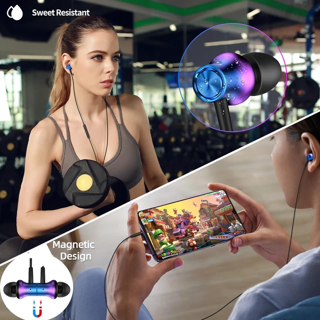 Alt view image 6 of 7 - USB C Earbuds for iPhone 18 Pro Max 17 16 15 16e Magnetic Wired Headphone for Samsung S26 Ultra S25 FE S23 A17 Z Fold 8 7 In Ear Noise Canceling Headset Type C Earphone for iPad A16 Pixel 9a 10a 10 9