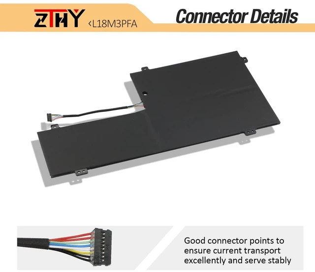 Alt view image 4 of 7 - L18M3PFA L18D3PF2 Laptop Battery for Lenovo Yoga C740-15IML C740-15 Series C740-15IML-81TD 81TD0040GE 81TD003YGE 81TD004GGE Series 5B10T83740 5B10W67402 5B10T83739 5B10W67258 11.52V 60.3Wh 3-Cell
