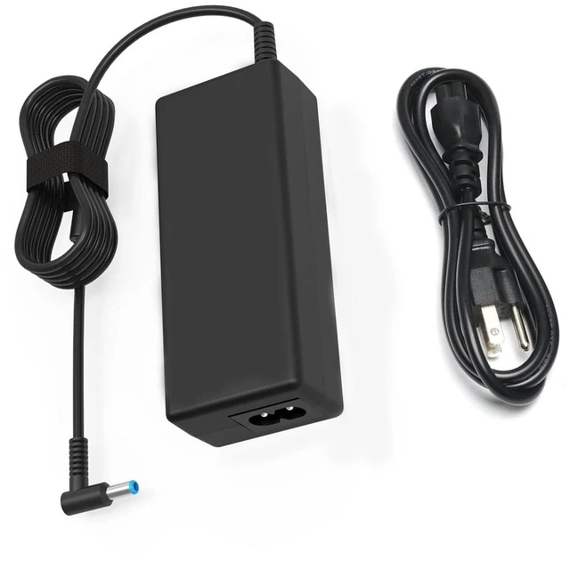 Alt view image 7 of 7 - 45W Charger HSTNN-DA40 Compatible with HP Pavilion Notebook 15 15-f233wm 15-f272wm TPN-LA15 TPN-C125 L25296-004 L25296-002 L25296-001 HSTNN-LA40 r-41013153 19.5V 2.31A Blue tip Laptop Power Adapter