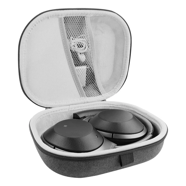 Alt view image 3 of 7 - Shield Headphones Case Compatible with Sony WH-1000XM4/1000XM3/1000XM2/XB910N, MDR1000X, Replacement Hard Shell Travel Carrying Bag with Cable Storage (Dark Grey)