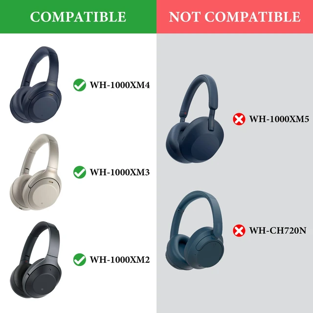 Alt view image 5 of 7 - Shield Headphones Case Compatible with Sony WH-1000XM4/1000XM3/1000XM2/XB910N, MDR1000X, Replacement Hard Shell Travel Carrying Bag with Cable Storage (Dark Grey)