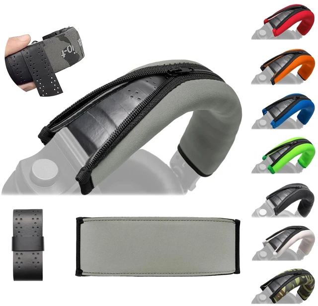 Main image of HDJ X7 Replacement Headband Cushion Cover Compatible with Pioneer HDJ-X5 X5BT HDJ-X7 X7BT X7S HDJ-X10 HDJ1000 HDJ1500 HDJ2000 DJ Headphone - Headband Tape Protection (Grey)