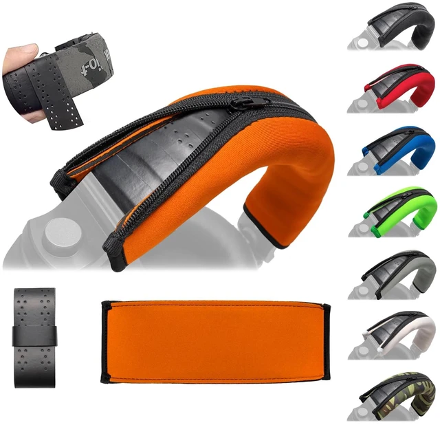 Main image of HDJ X7 Replacement Headband Cushion Cover Compatible with Pioneer HDJ-X5 X5BT HDJ-X7 X7BT X7S HDJ-X10 HDJ1000 HDJ1500 HDJ2000 DJ Headphone - Headband Tape Protection (Orange)