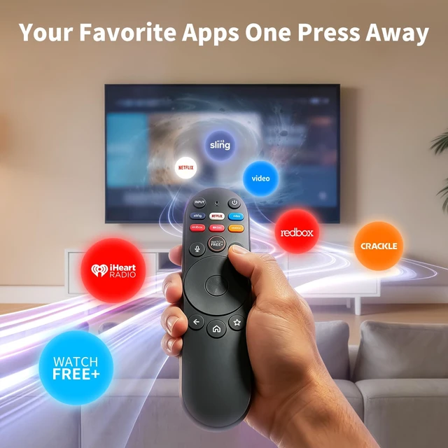 Alt view image 4 of 7 - XRT270 Voice Remote Replacement for VIZIO Smart TV Remote Compatible with VIZIO FHD 4K Quantum D/P/M/V-Series Smart TV, Voice Control Compatible with 20202026 Vizio Smart TVs