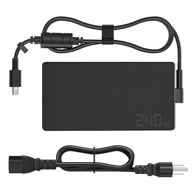Alt view image 2 of 7 - 240W Laptop Charger Compatible with Asus ROG Zephyrus G14 G16 GU605 TUF Gaming A18 A16 A14 ProArt PX13 P16 ROG Flow Z13 GZ302EA Laptop Charger 20v/12a Rectangle Conn Tip