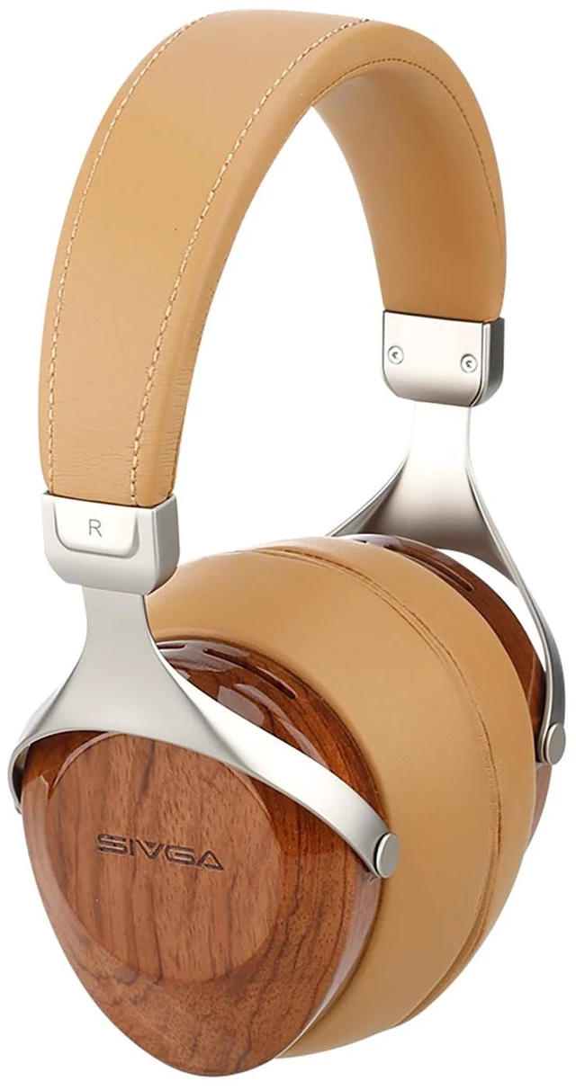 Main image of SV021 Robin Rosewood Wood Closed-Back Over-Ear HiFi Headphones A classic, elegant wooden wired headphone designed for exceptional HiFi audio quality